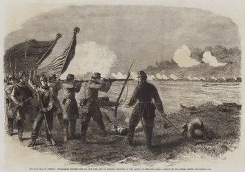 The Civil War in America, Engagement between the 71st New York and an Alabama Regiment at the Battle of Bull Run
