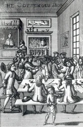 The Coffeehouse Mob, by Edward Ward, taken from Vulgus Britannicus