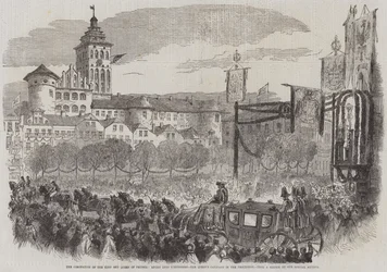 The Coronation of the King and Queen of Prussia, Entry into Konigsberg, the Queen