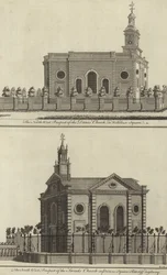 The Danes Church in Wellclose Square and the Swedes Church in Princes Square, Ratcliff Highway, London