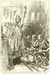 The Dukes of Orleans and Burgundy at the Church of the Augustines