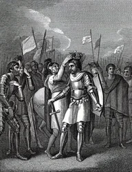 The Earl of Richmond Chosen King after the Battle of Bosworth, from 