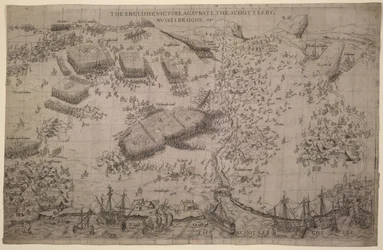 The English Victory Against the Scots at Muskelbroghe, 1547