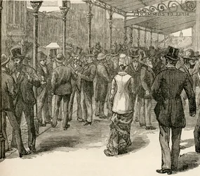 The Exchange at the Hall of Commerce, Collins Street, Melbourne