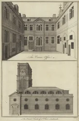 The Excise Office, London and the Parish Church of St Olave, Southwark