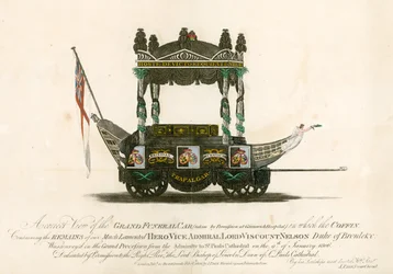 The Grand Funeral Car of Vice Admiral Lord Viscount Nelson