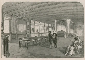 The Grand Saloon of the Great Eastern steam ship