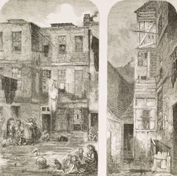 The Homes of the London Poor, from 