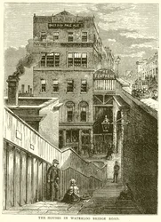 The Houses in Waterloo Bridge Road