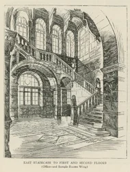 The Imperial Institute: East Staircase to First and Second Floors
