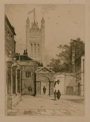 The Inigo Jones Gateway and Victoria Tower at Westminster School
