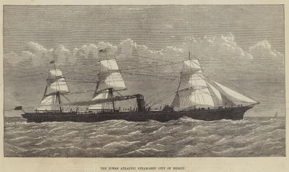 The Inman Atlantic Steam-Ship City of Berlin