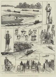 The International Boat-Race from Putney to Mortlake