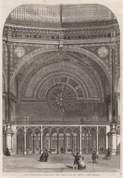 The International Exhibition; West porticos of the western dome