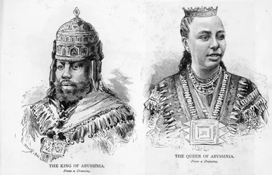 The King and Queen of Abyssinia, 1893