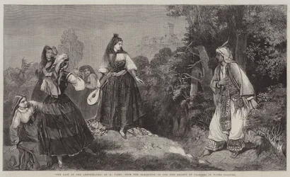 "The Last of the Abencerages," from the Exhibition of the New Society of Painters in Water Colours