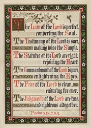 The Law of the Lord is Perfect