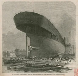 The Leviathan (Great Eastern) Steam Ship; Stern and Boss for the Blades of the Screw