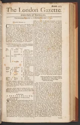 The London Gazette, issue 5573, page 1