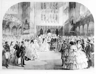 The Marriage of Victoria, the Princess Royal and the Crown Prince Frederick William of Prussia at the Chapel Royal, St. James