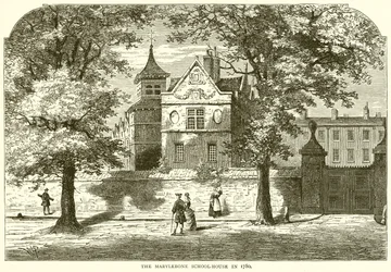 The Marylebone School-House in 1780