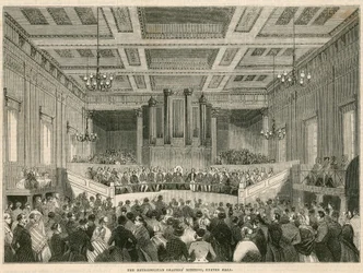 The Metropolitan Drapers Meeting at Exeter Hall, London