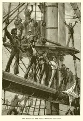 The Mutiny at the Nore;--Manning the Yards