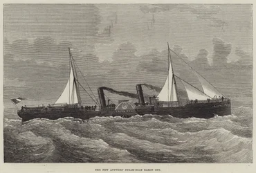 The New Antwerp Steam-Boat Baron Osy
