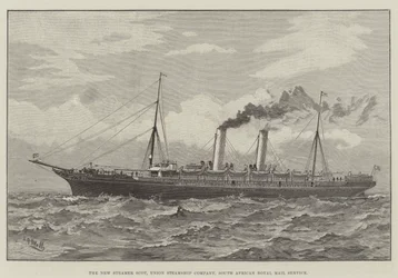 The New Steamer Scot, Union Steamship Company, South African Royal Mail Service