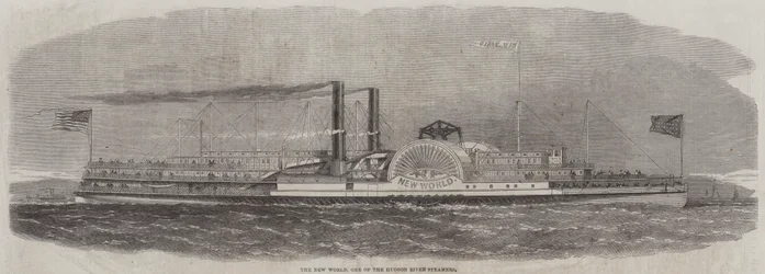 The New World, one of the Hudson River Steamers
