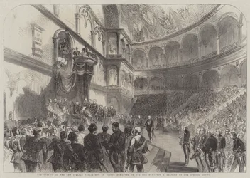 The Opening of the New Italian Parliament by Victor Emmanuel on the 18th Ult