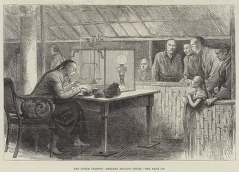 The Opium Traffic, Chinese selling Opium