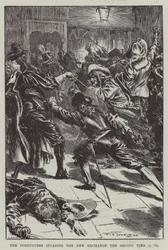 The Portuguese invading the New Exchange the second time