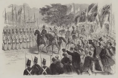 The Prince of Wales Leaving St John