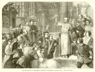 The Recantation of Archbishop Cranmer in St. Mary