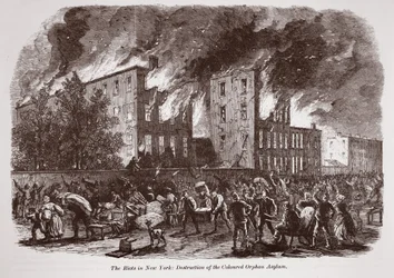 The Riots in New York: Destruction of the Colored Orphan Asylum