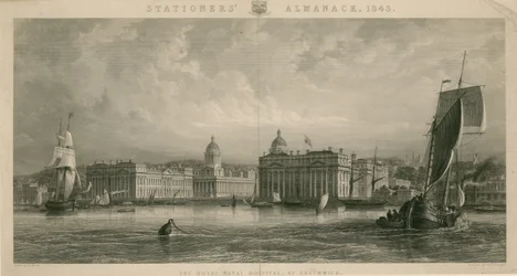 The Royal Naval Hospital at Greenwich, London