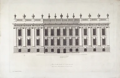 The South Front of Chatsworth, illustration from 
