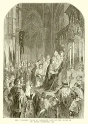 The Standard taken at Bosworth Laid on the Altar of St. Paul