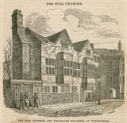 The Star Chamber and Exchequer Buildings at Westminster