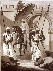 The Sultan of Morocco Coming out to Give Audience, pub. by Henry Colburn