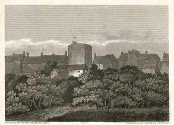 The Swan Theatre on the Bankside as it appeared in AD 1614