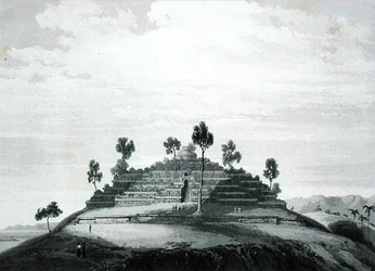 The Temple of Boro Bodo in the district of Boro in Kedu, from 