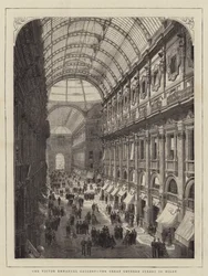 The Victor Emmanuel Gallery, the Great Covered Street in Milan