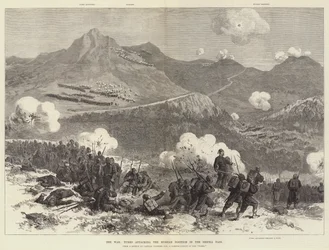 The War, Turks Attacking the Russian Position in the Shipka Pass