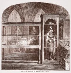 The Wax Figures in Westminster Abbey, c.1880