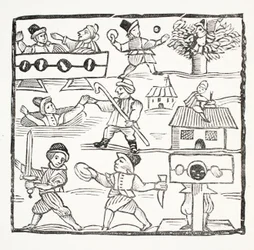 The Welch Traveller, or The Unfortunate Welchman by Humphrey Cornish (illustration)