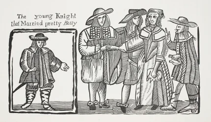 The Young knight that Married pretty Betty (illustration)