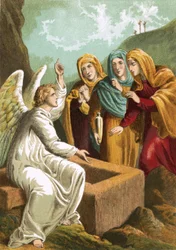 The angel at the Sepulchre