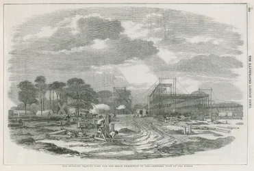 The building in Hyde Park, London, for the Great Exhibition of 1851